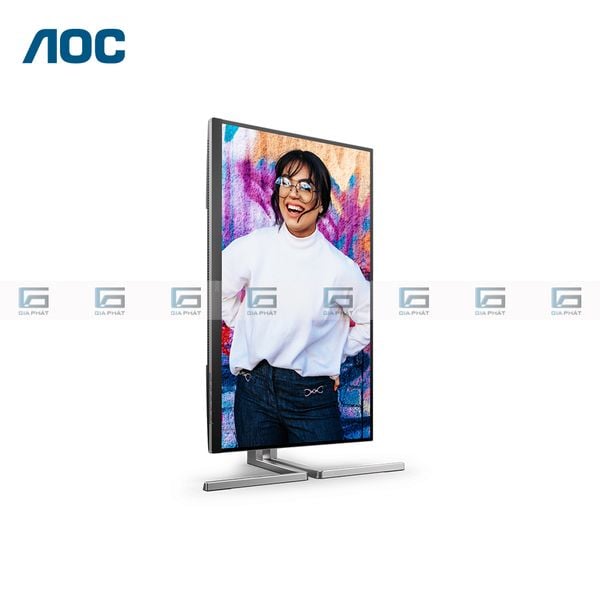AOC U32U3CV Phẳng | 31.5 inch - 4K UHD - IPS - 60Hz - 4ms - HDMI - DP - Xám