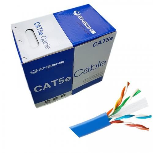 THÙNG CÁP MẠNG HIỆU ENSOHO MÃ EN-U5CA24 UTP Cat 5e 0.51mm 305M/CUỘN
