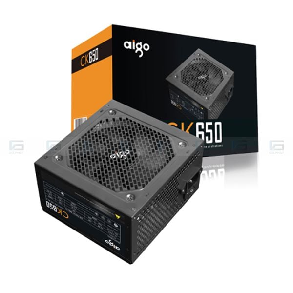 Nguồn máy tính Aigo CK650 650W - Màu Đen