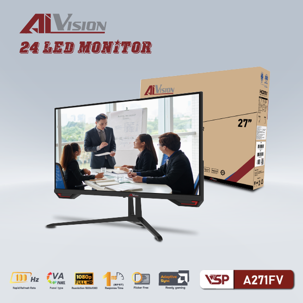 Màn hình văn phòng 27 inch AIVISION A271FV (VA, 100Hz, FHD)