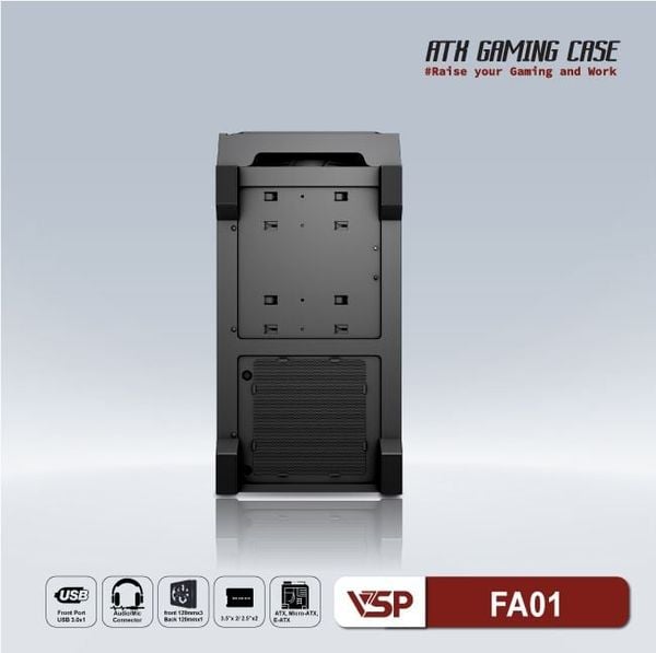Thùng máy vỏ case máy tính VSP GAMING FA01