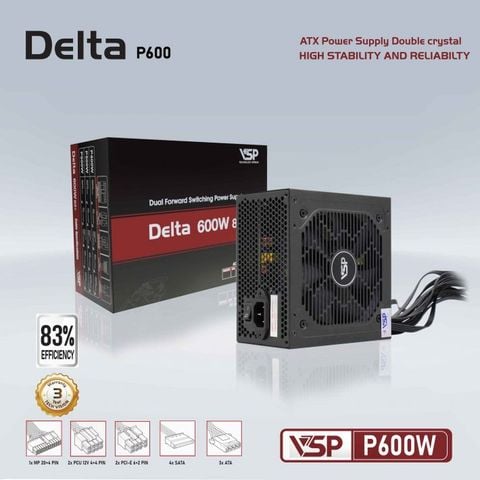 BỘ NGUỒN VSP DELTA P600W