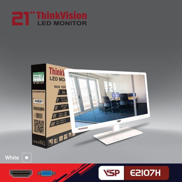 Màn hình LED VSP 21 inch E2107H trắng (HDMI - VGA - FullHD)
