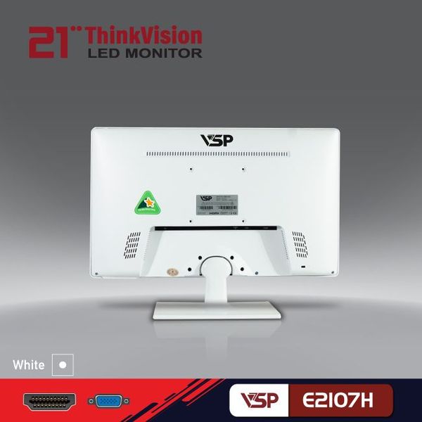 Màn hình LED VSP 21 inch E2107H trắng (HDMI - VGA - FullHD)