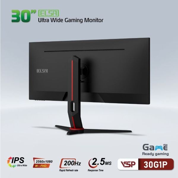 Màn hình VSP Ultrawide Gaming Elsa 30G1P (200Hz, IPS, W-FHD, 2.5ms)