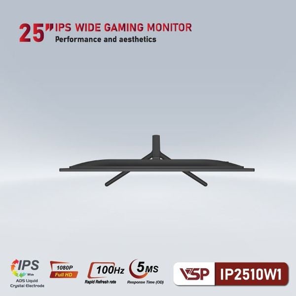 Màn hình VSP IP2510W1 ( 24.5 inch, Full HD, IPS, 100Hz, 5ms, phẳng )