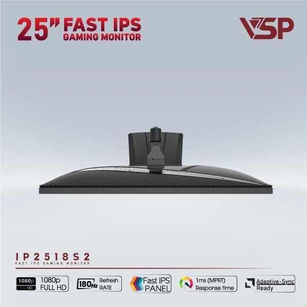 Màn hình Gaming  VSP IP2518S2 | 25 inch, Fast IPS, 180Hz, 1ms, phẳng