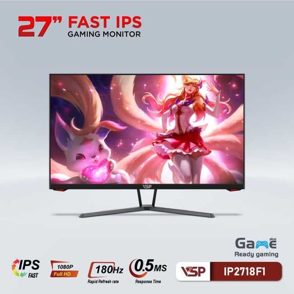 Màn hình VSP Fast IPS IP2718F1 (180Hz, 0.5ms, IPS, 1920x1080) - Mất Box