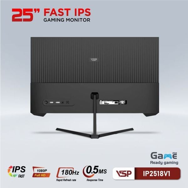 Màn hình VSP Fast IPS IP2518V1 (25 inch, 180Hz, 0.5ms, 1920×1080)