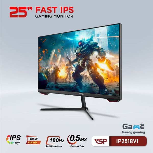 Màn hình VSP Fast IPS IP2518V1 (25 inch, 180Hz, 0.5ms, 1920×1080)