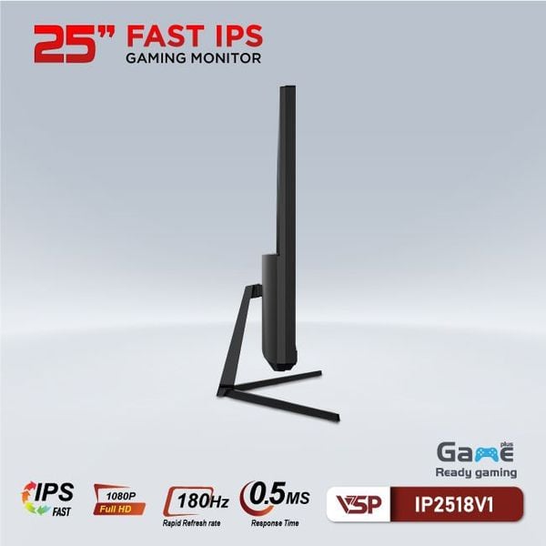 Màn hình VSP Fast IPS IP2518V1 (25 inch, 180Hz, 0.5ms, 1920×1080)