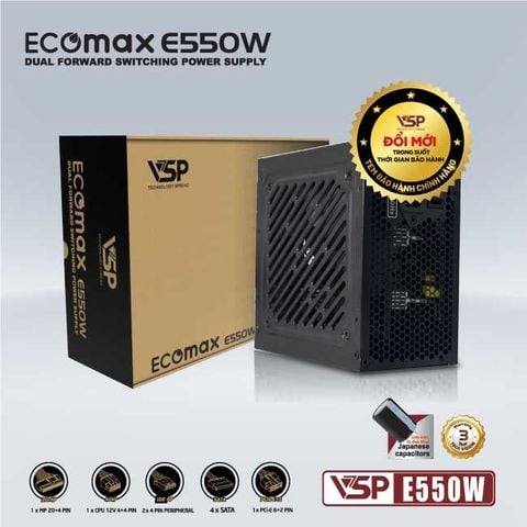 Bộ nguồn VSP EcoMax E550W