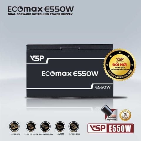 Bộ nguồn VSP EcoMax E550W