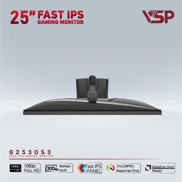 Màn hình Gaming VSP G2530S3 | 25 Inch, Fast IPS, 300Hz, 1ms, phẳng
