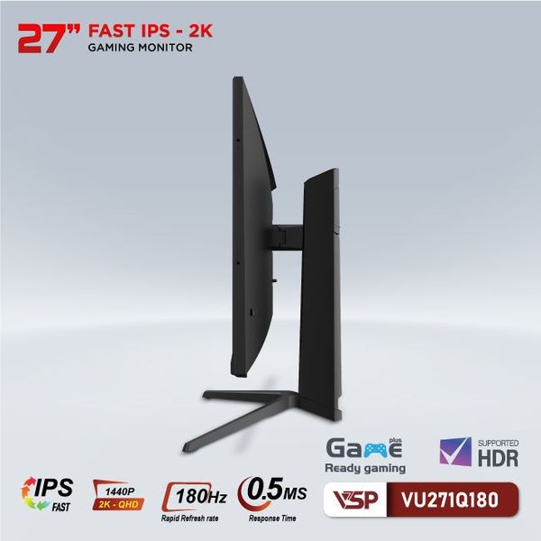 MÀN HÌNH VSP FAST IPS - VU271Q180 -2K - 180HZ - 0.5ms