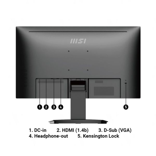 Màn hình LCD MSI PRO MP223 (1920x1080, VA, 100Hz, 4 ms, Full Viền)