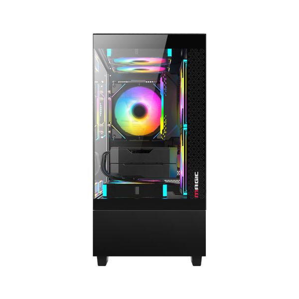 Vỏ case MAGIC Mix Tower - Đen | M-ATX, không fan