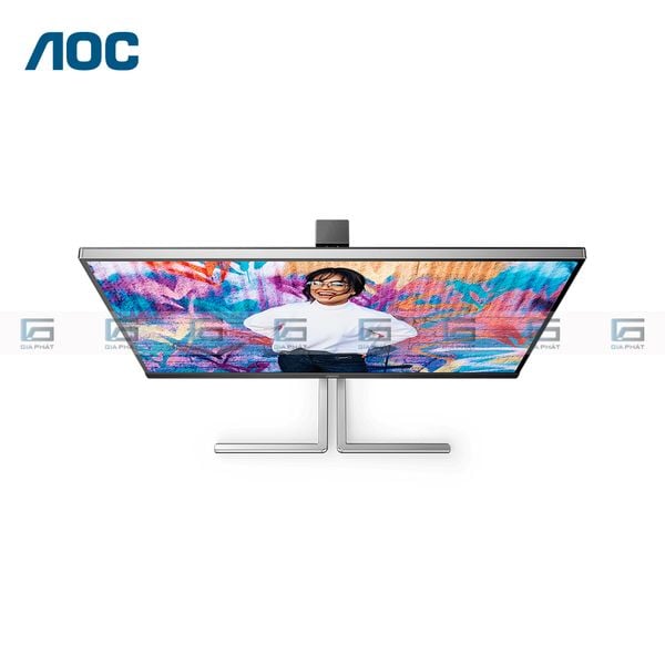 AOC U32U3CV Phẳng | 31.5 inch - 4K UHD - IPS - 60Hz - 4ms - HDMI - DP - Xám