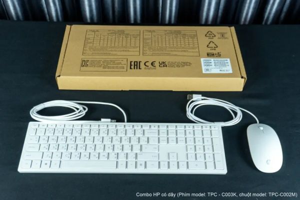 Combo phím chuột HP có dây TPC C003K/M928510-DX1
