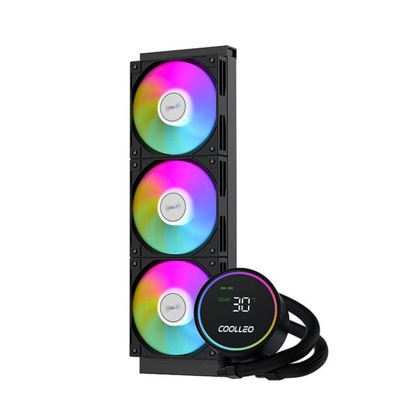 Tản nhiệt nước AIO COOLLEO ICE FAIRY 360 DIG BK - Màu Đen