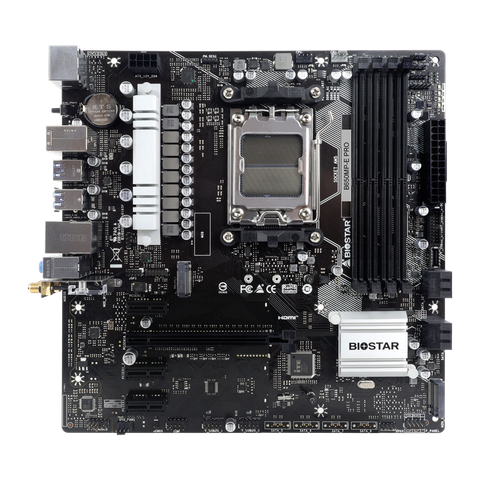 Bo mạch chủ Biostar B650MP-E-PRO (DDR5, M-ATX, AM5, tối đa 192G RAM) - Full VAT