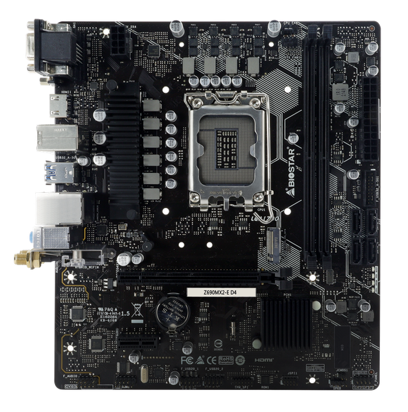 Bo mạch chủ Biostar Z690MX2-E-D4 (M-ATX, DDR4, LGA1700) - Full VAT