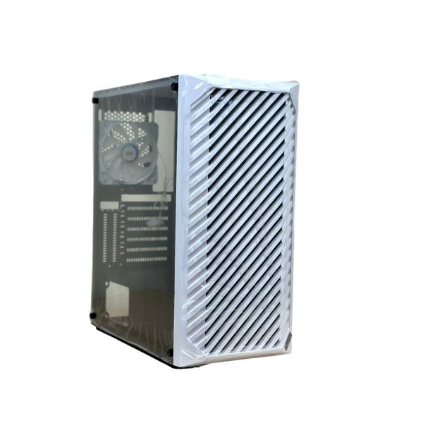 Thùng máy vỏ case máy tính Magic Luxury Full Tower -Trắng - Sẵn 4 Fan