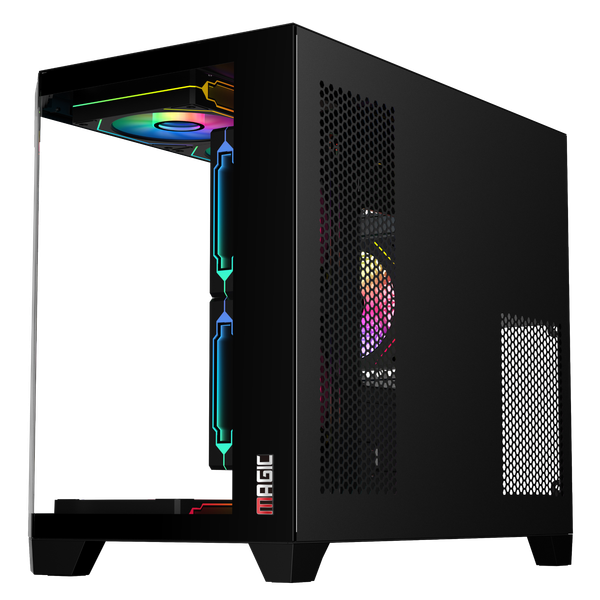 CASE MAGIC CUBI-M PRO - Đen | Full M-ATX, Chưa Kèm FAN