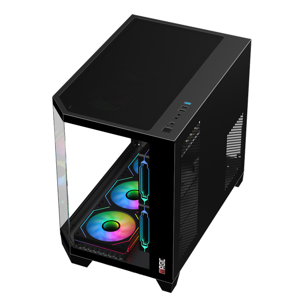 CASE MAGIC CUBI-M PRO - Đen | Full M-ATX, Chưa Kèm FAN