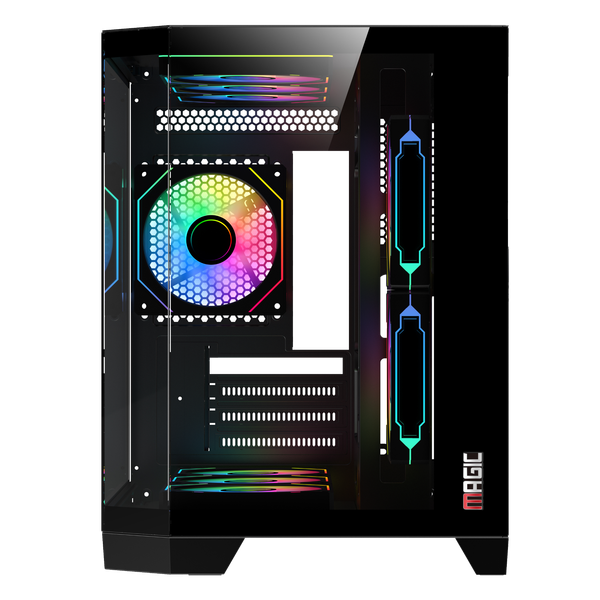 CASE MAGIC CUBI-M PRO - Đen | Full M-ATX, Chưa Kèm FAN