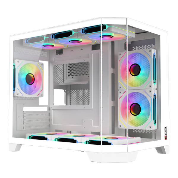 CASE MAGIC CUBI-M PRO - Trắng | Full M-ATX, Chưa Kèm FAN