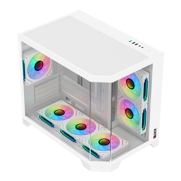 CASE MAGIC CUBI-M PRO - Trắng | Full M-ATX, Chưa Kèm FAN