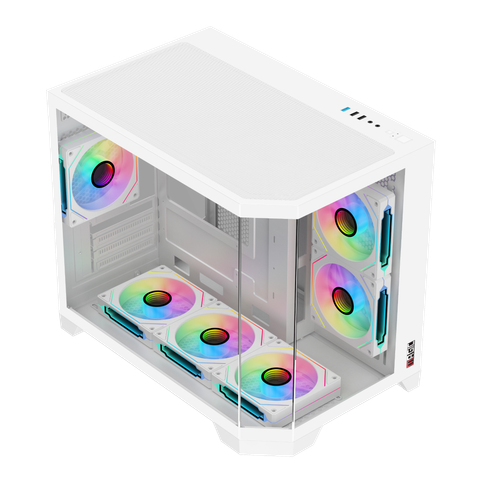 CASE MAGIC CUBI-M PRO - Trắng | Full M-ATX, Chưa Kèm FAN