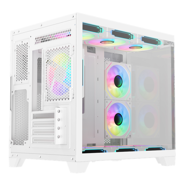 CASE MAGIC CUBI-M PRO - Trắng | Full M-ATX, Chưa Kèm FAN