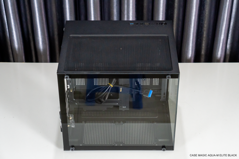 Thùng máy - Case Magic Aqua M Elite M-ATX - Màu Đen