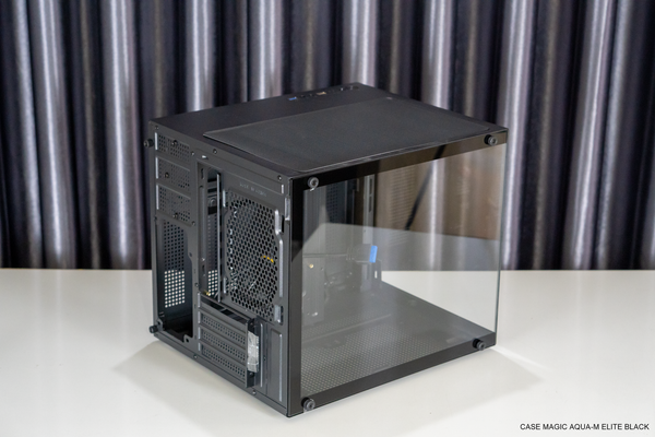 Thùng máy - Case Magic Aqua M Elite M-ATX - Màu Đen