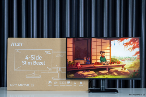 Màn hình MSI PRO MP251L E2 ( 24.5 inch, Full HD, IPS, 120Hz, 1ms, phẳng ) - Đen