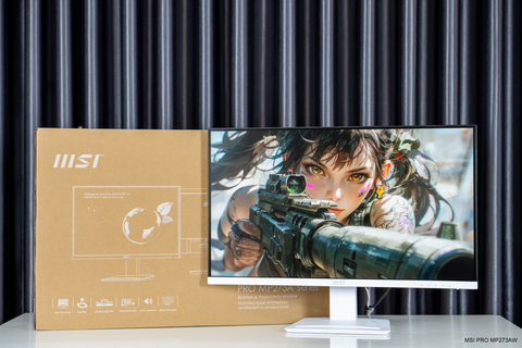 Màn hình MSI PRO MP273AW ( FHD, IPS, 100Hz, 1ms, phẳng ) - Trắng
