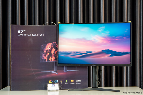 Yunsi Y270GM-2K180 Phẳng (27 inch, QHD, 180Hz, 1ms) - Màu Đen