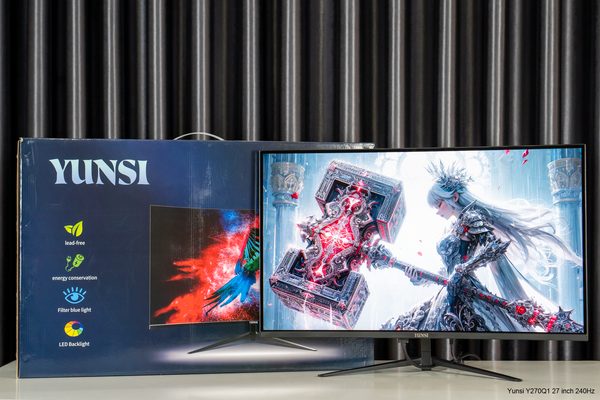 Màn hình Gaming Yunsi Y270Q1 Cong (27 inch Cong, FHD, 240Hz, 1ms)