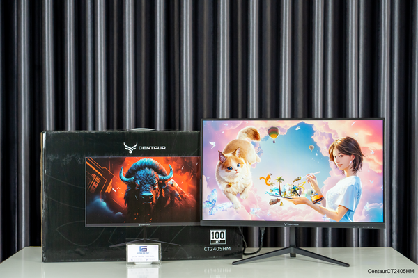 MÀN HÌNH CENTAUR CT2405HM ( 23.8 inch, FHD, IPS, 100Hz, 5ms, Phẳng ) - Đen