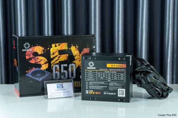 Bộ nguồn máy tính Cooler Plus SFX 650 - 80Plus White - Chính hãng