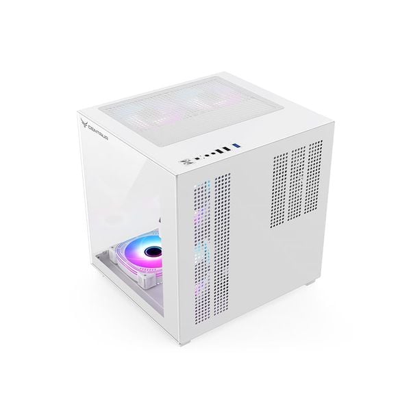 VỎ CASE CENTAUR HYPER GAMING - Trắng | M-ATX, Chưa Kèm FAN