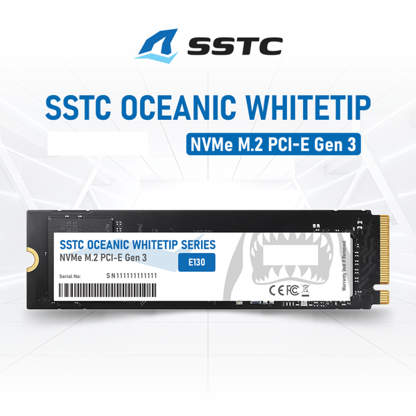 SSTC Oceanic Whitetip E130 512GB M.2 2280 PCIe NVMe (Gen 3x4)