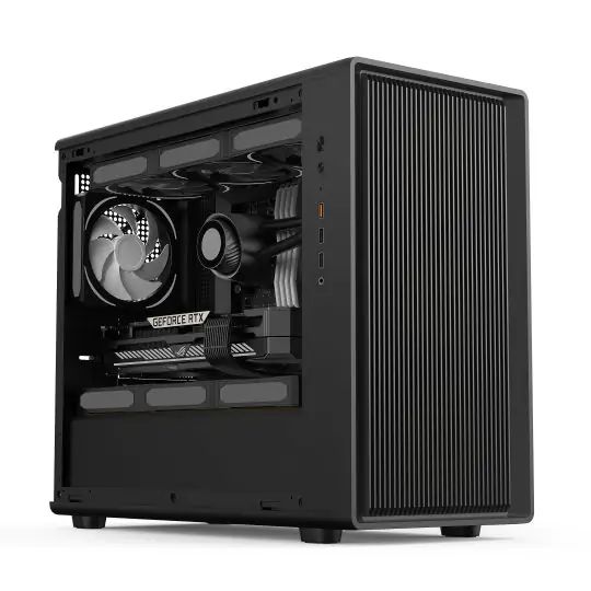 VỎ CASE HUNTKEY G63 HALBERD - Đen | M-ATX, Chưa Kèm FAN