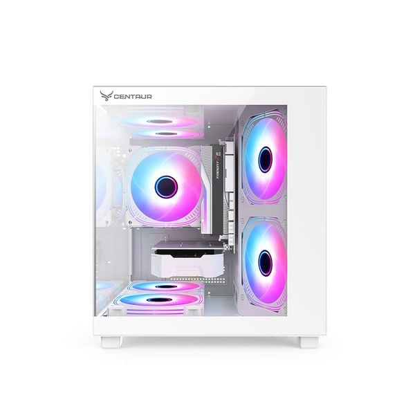 VỎ CASE CENTAUR HYPER GAMING - Trắng | M-ATX, Chưa Kèm FAN