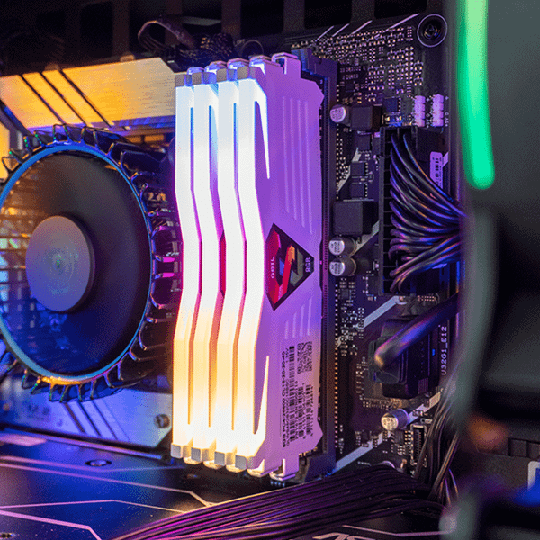 Ram GEIL Super Luce RGB 8GB DDR4 3200Mhz White