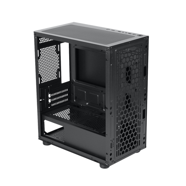 CASE MAGIC GM-01 GLASS - Đen | MATX, CÓ SẮN 4 FAN