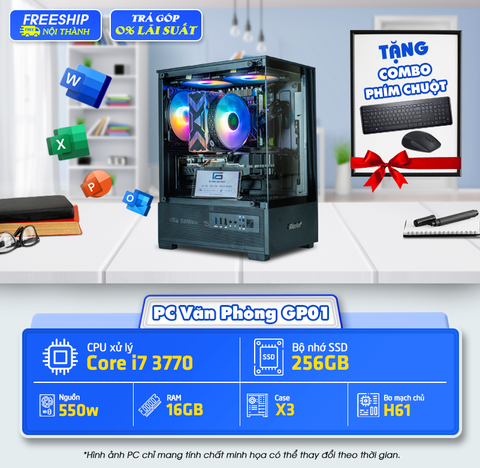 PC Văn Phòng - GP01 dành cho Học sinh, Sinh Viên Học Online - HOT DEAL