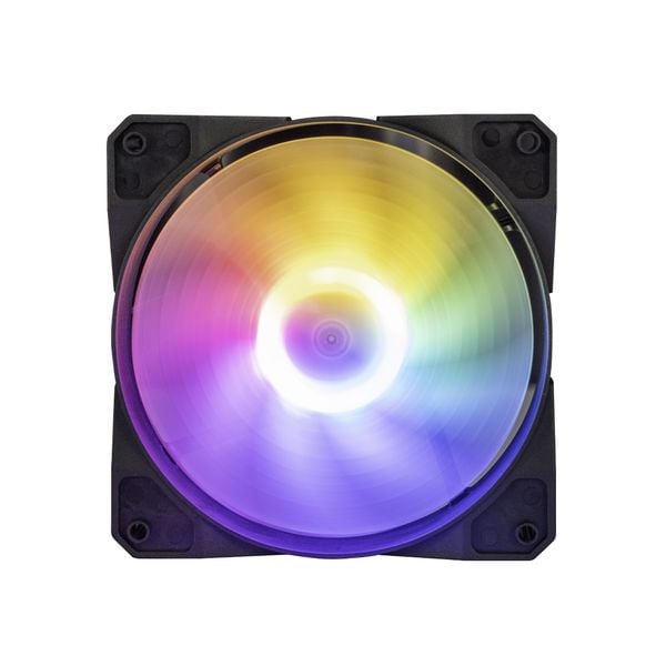 Fan case PC GP01 Led tĩnh (12cm) Nguồn trực tiếp - Molex 4 pin Đen